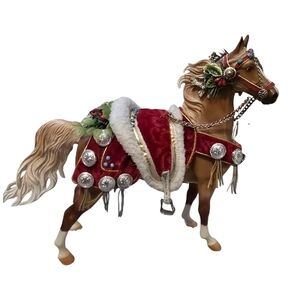 Breyer Holiday Horse with Red and White Details